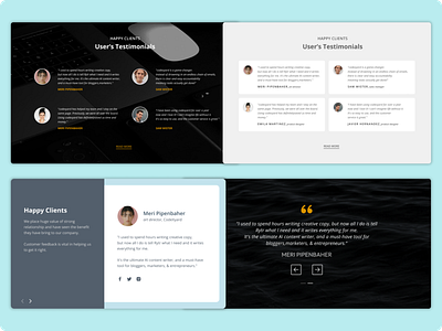 Testimonial Design dailyui dailyui 092 design quote review testimonial ui ui design uiux user interface ux web web design website website design