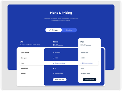 Pricing Plan Template