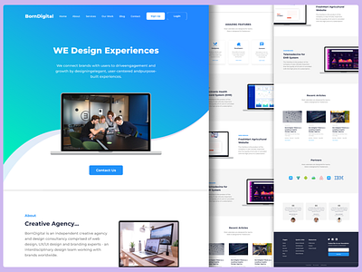 Landing Page Digital Agency