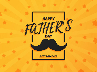 Happy father's day. Greeting card. art card design fathers day happy illustration postcard vector