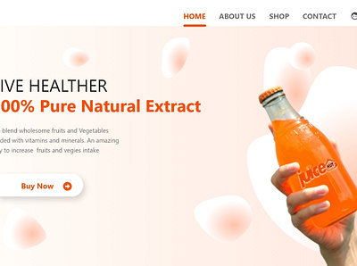 juicehut landing page branding design landingpagedesign ui ui ux uidesign ux web