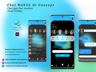 Chat Mobile App UI Concept