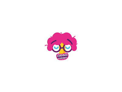 Icon Tililin brand cute fun illustration mark princess type vector