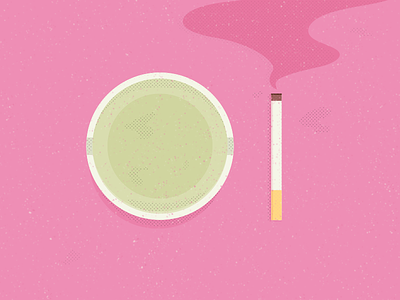 No Smoke cigarrettes digital illustration smoke vector