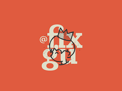 @fixgu - Personal Brand brand branding cute fun illustration logo logotype mark prince texture vector