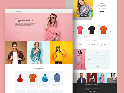 Multipurpose Responsive Online Fashion Shop Template