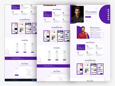 Portfolio Landing Page Templates agency landing page agency website design ecommerce design homepage design landing page porfolio template ui uidesign uiux design uiux designer userexperience uxdesign website websitedesign