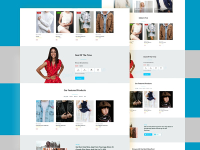 E-commerce Website Landing Page