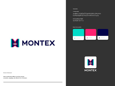 H Letter + Montex Logo Design
