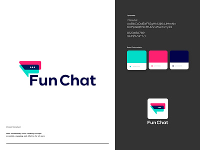 Creative Chat Logo Design Template 3d branding customizable design graphic design logo logo design logo template logos maker template typography ui uidesign ux uxdesign website website logo