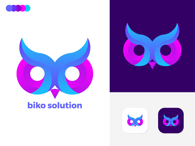 O Letter + Biko Logo Design Template