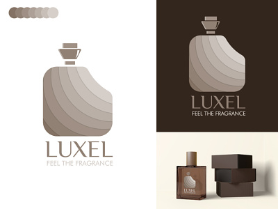 Luxel logo design
