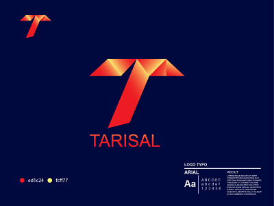 T Letter + Tarisal Logo Design.