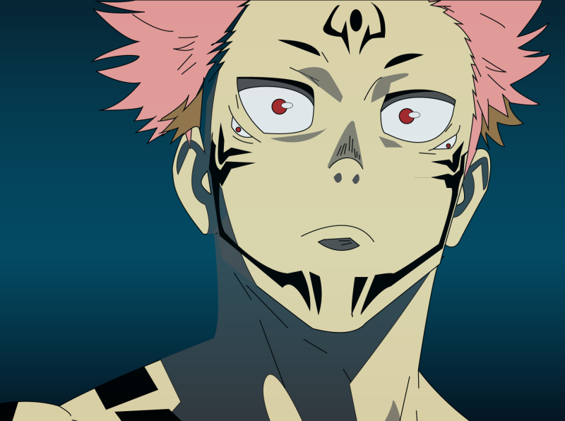 Drawing Yuji Itadori from Jujutsu Kaisen by Shahzaib. on Dribbble