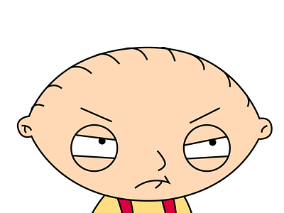 Drawing Stewie Griffin From Family Guy By Shahzaib Hassan On Dribbble