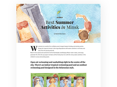 Summer Activities blog article
