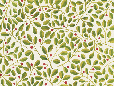 Floral pattern. Berries