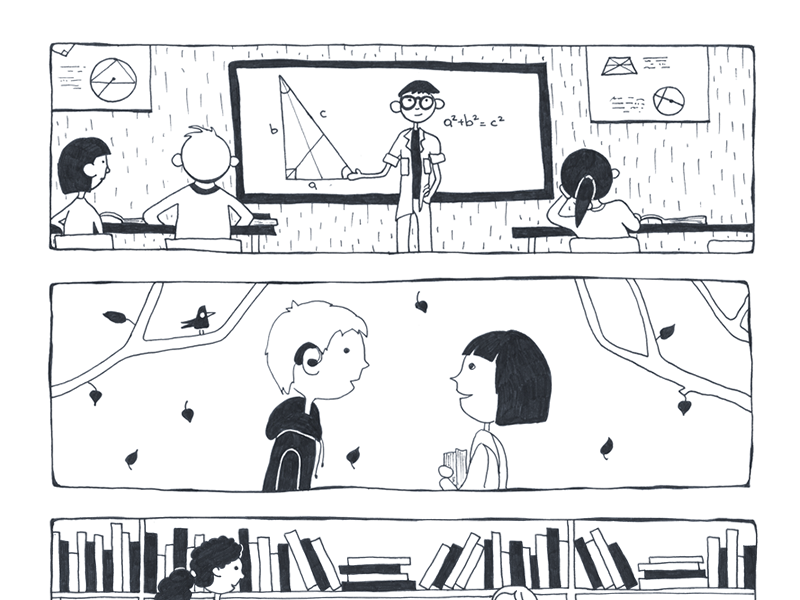 Career choice decision. Book illustrations doodle ink printandprixelhouse hungary sketch illustration media book library math lessons school children