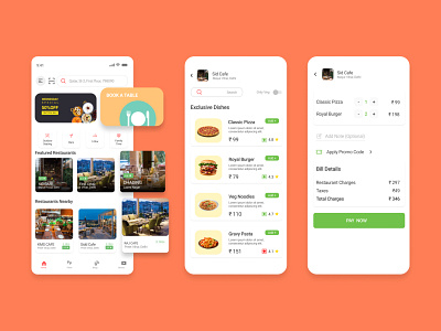 Restaurant and Food App 2021 app design app ui cool figma food latest minimilistic new order restaurants trend trending ui ui design user experience user interface ux ux design xd