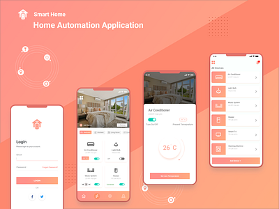 Smart Home 2021 design figma homeautomation latest new smarthome trend ui ux