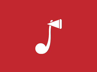MUSIC + AXE design flat logo minimal vector