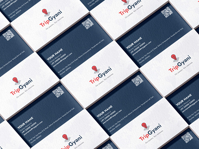 TripGyani Visiting card Design branding brochure design graphic design logo marketing social media vc design vector visiting card visitingcarddesign