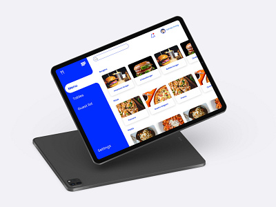 Waiter App adobe xd adobexd app design mockup typography ui ux