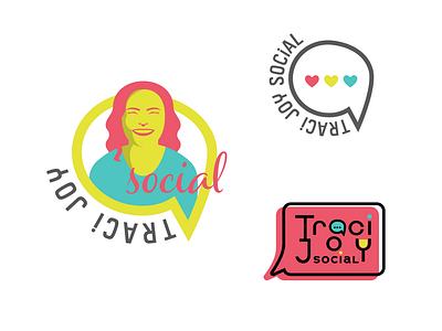 Traci Joy Social Logo & Web Graphics