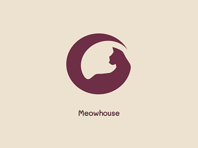 Meowhouse logo brand brand design brand identity branding branding design cafe logo cat cats logo logo design logodesign logotype