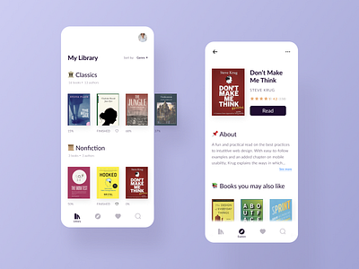 Ebook Reading App - My Library & Explore