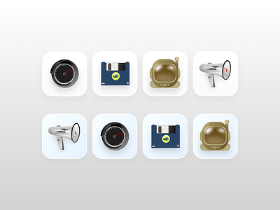 3D Product Icons 3d 3d icons clean design icon set iconography icons illustration ios logo modern simple ui