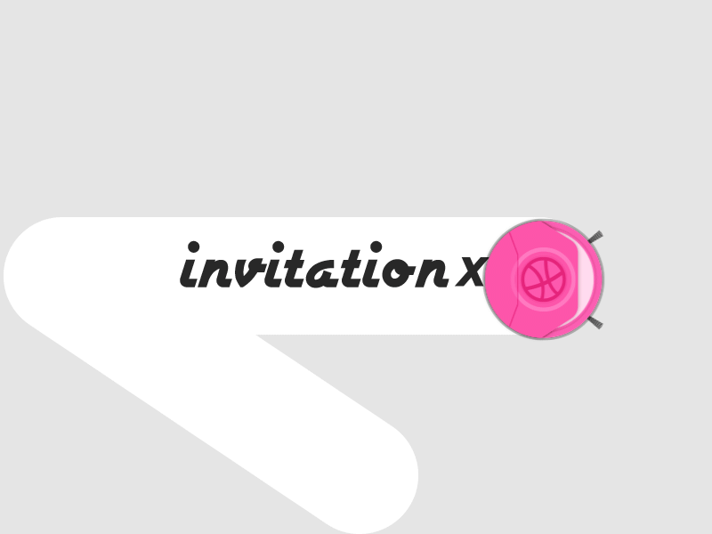 Dribbble Invites x 2! animation dribbble gif giveaway invitation invite