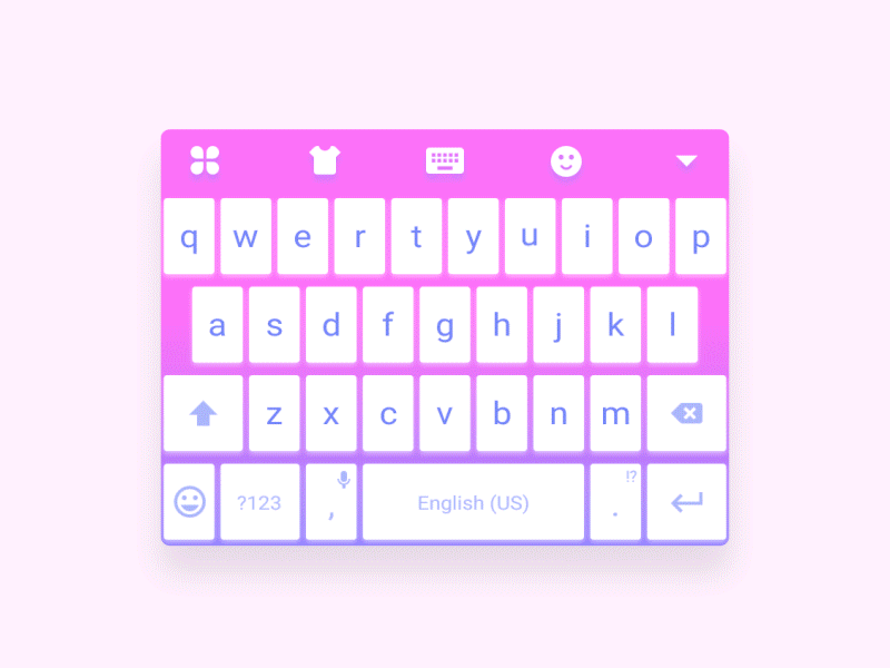 Mobile keyboard 01 by donghi on Dribbble