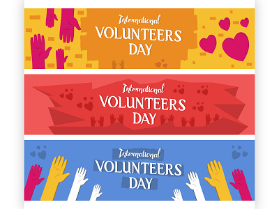 banner of International Volunteer Day