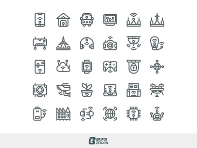 internet of things icon icon