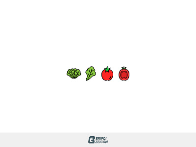 lettuce and tomato icon icon vegetables