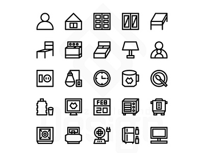 House Icon Set branding design designer designs freelance graphicdesign icon icon design icondesigner icons iconset iconsets logodesign logodesigner logoinspirations vector
