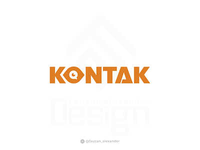Logo Concept for Kontak (unOfficial) branding design designer designs eye geek kontak logo logodesign logos logotype