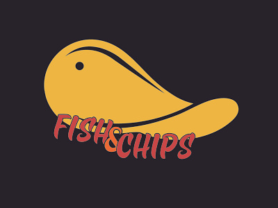 fish and chips Logo design logo