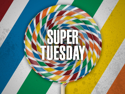 Super Tuesday candy delicious fun lollipop new rebound sticky super tuesday