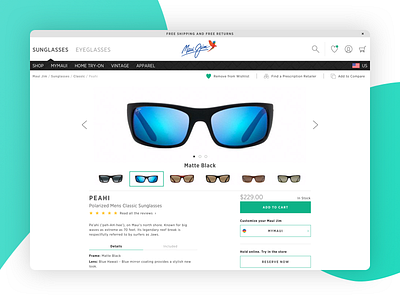Product Page clean ecommerce product page ui ux visual design website