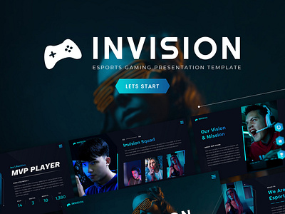 Invision Gaming Presentation Template