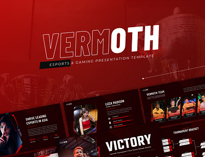 Vermoth - Esports & gaming presentation template presentation
