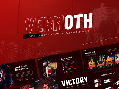 Vermoth - Esports & gaming presentation template