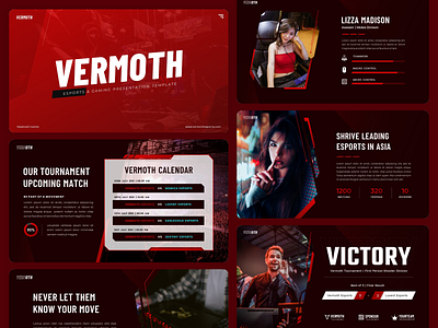 Vermoth - Esports & Gaming Presentation Template business gaming