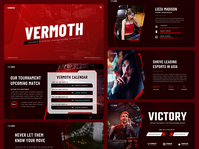 Vermoth - Esports & Gaming Presentation Template