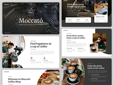 Moccato – Coffee Shop Presentation Template machiato