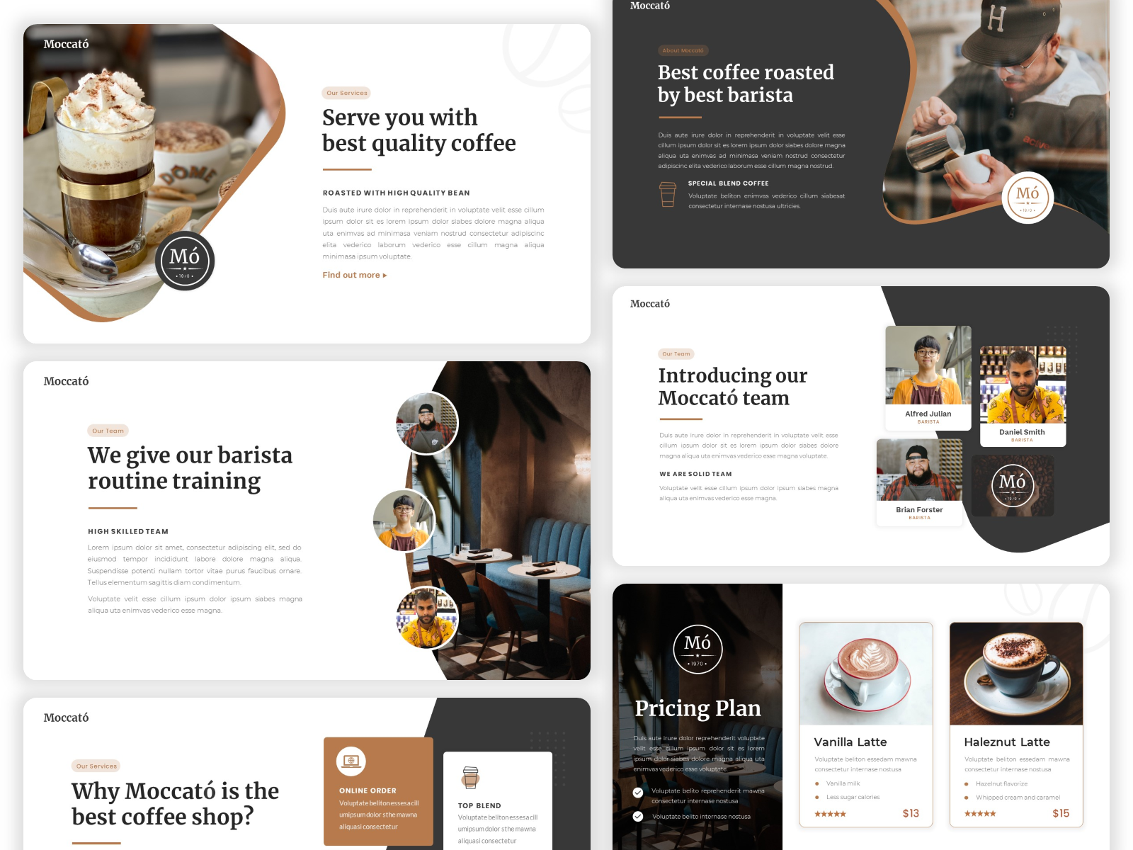 Moccato – Coffee Shop Powerpoint Template By Erwin Muzakir On Dribbble