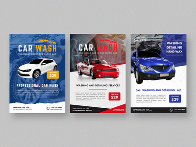 Car Wash Poster Design