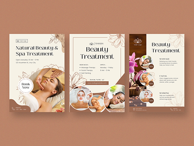 Spa Beauty Poster Design graphic design